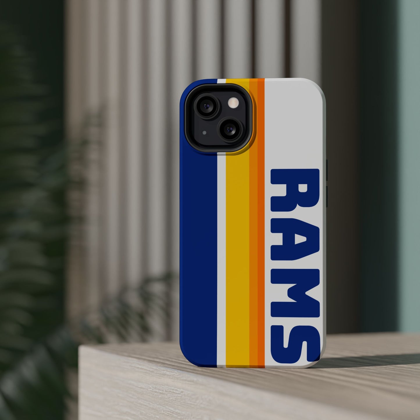 Rams Phone Case, Magnetic Phone Case, Retro Phone Case, Football Case for iPhone or Samsung
