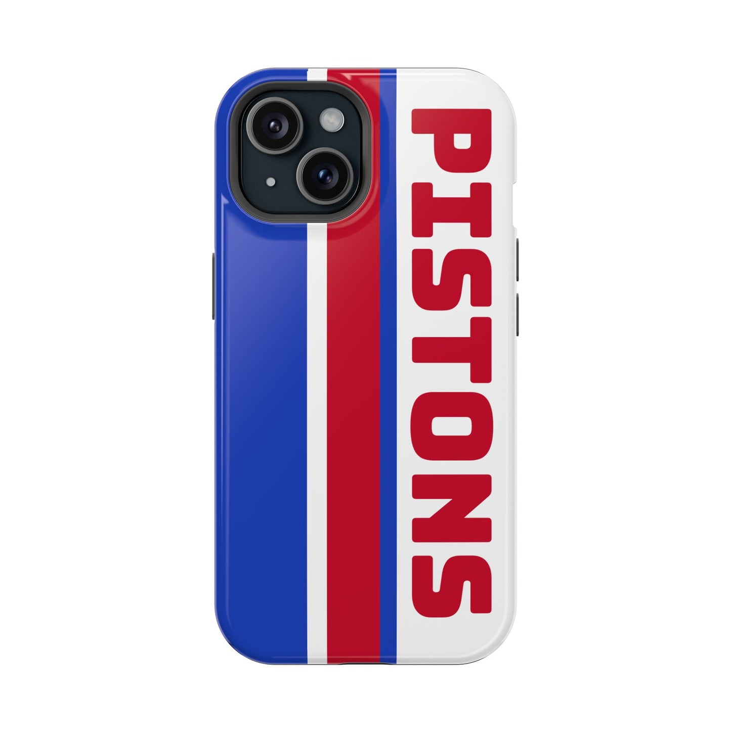 Pistons Phone Case, Magnetic Phone Case, Retro Phone Case, Basketball Gifts