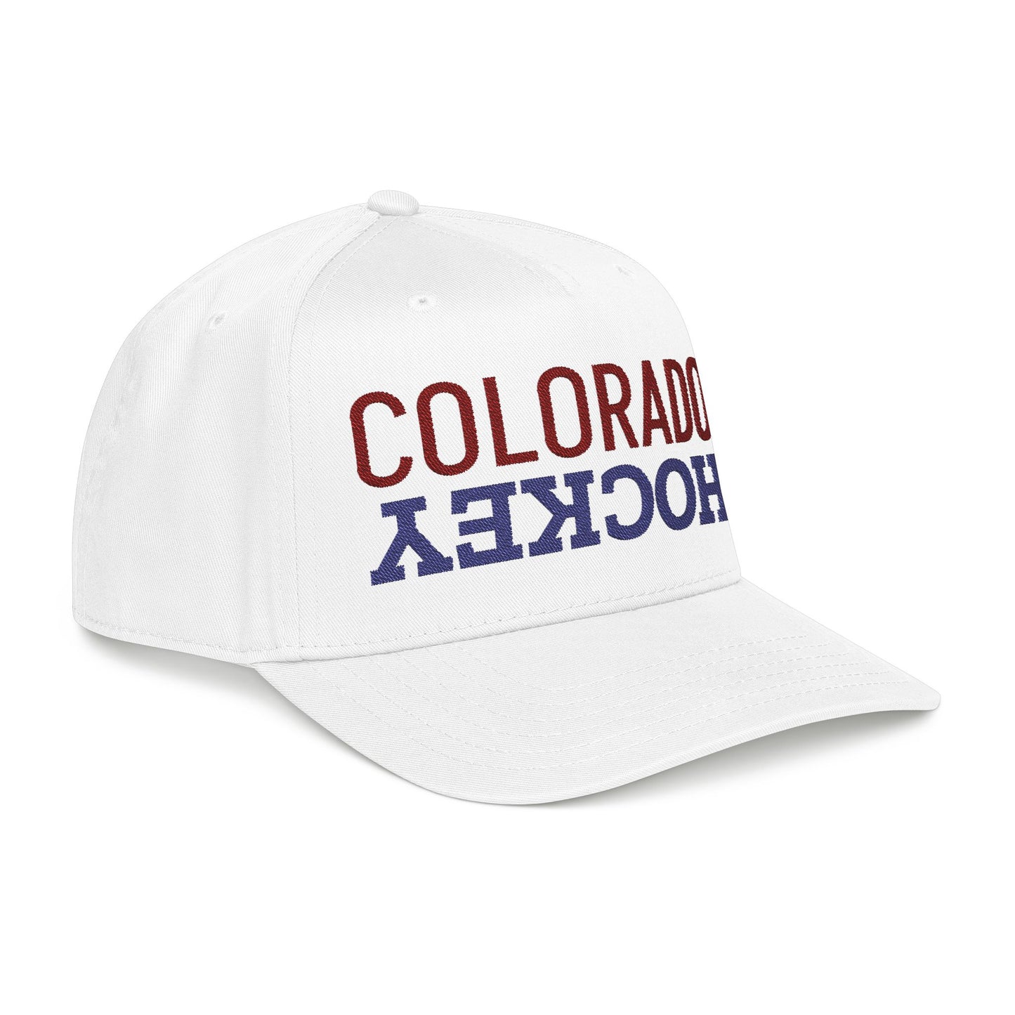 Embroidered Colorado Hockey Hat, Mid Profile Hockey Cap, Sports Gifts