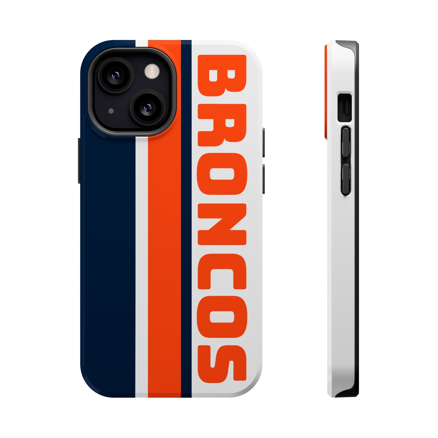 Broncos Phone Case, Magnetic Phone Case, Retro Phone Case, Baseball Case for iPhone or Samsung, Football Gifts