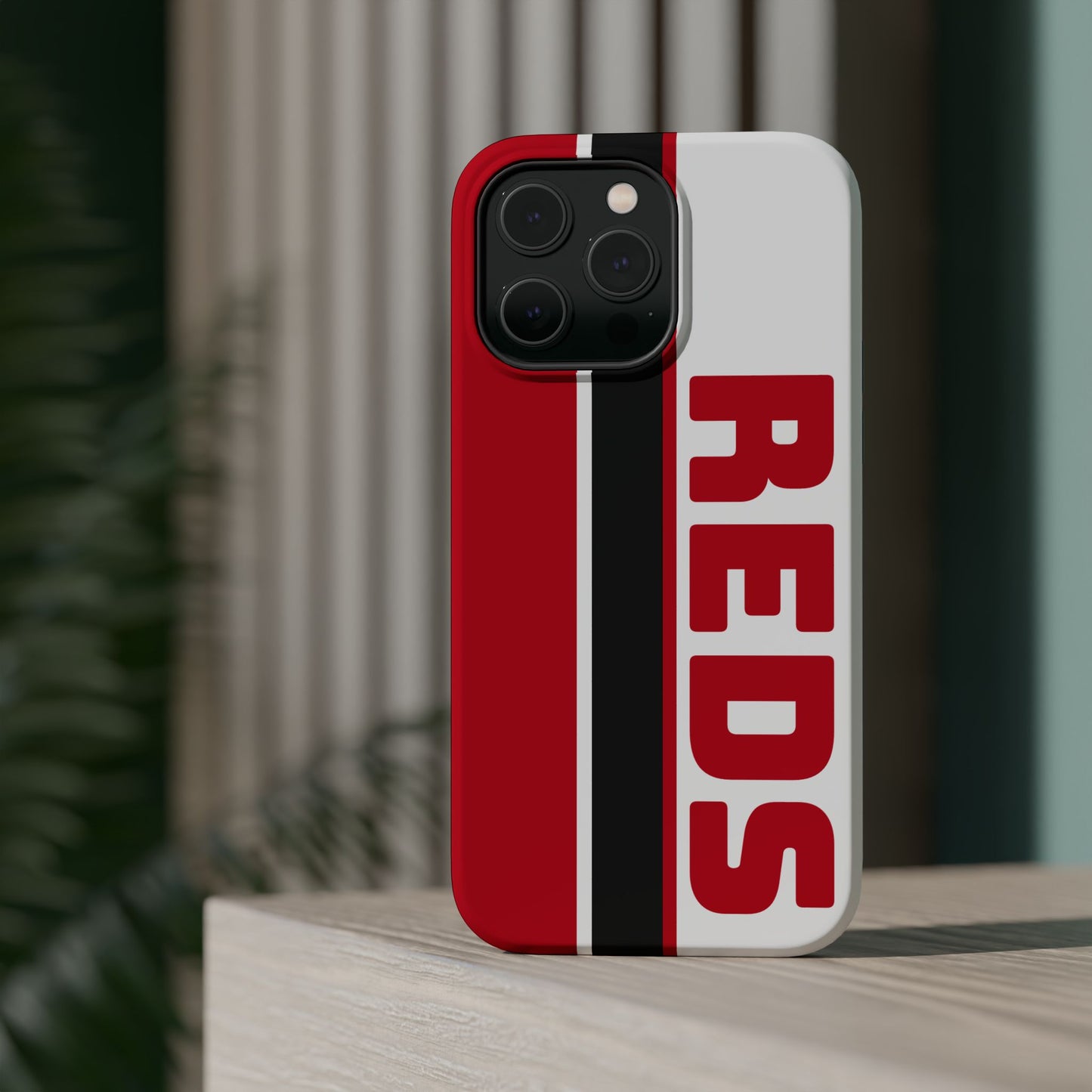 Reds Phone Case, Magnetic Phone Case, Retro Phone Case, Baseball Case for iPhone or Samsung, Reds Baseball Case