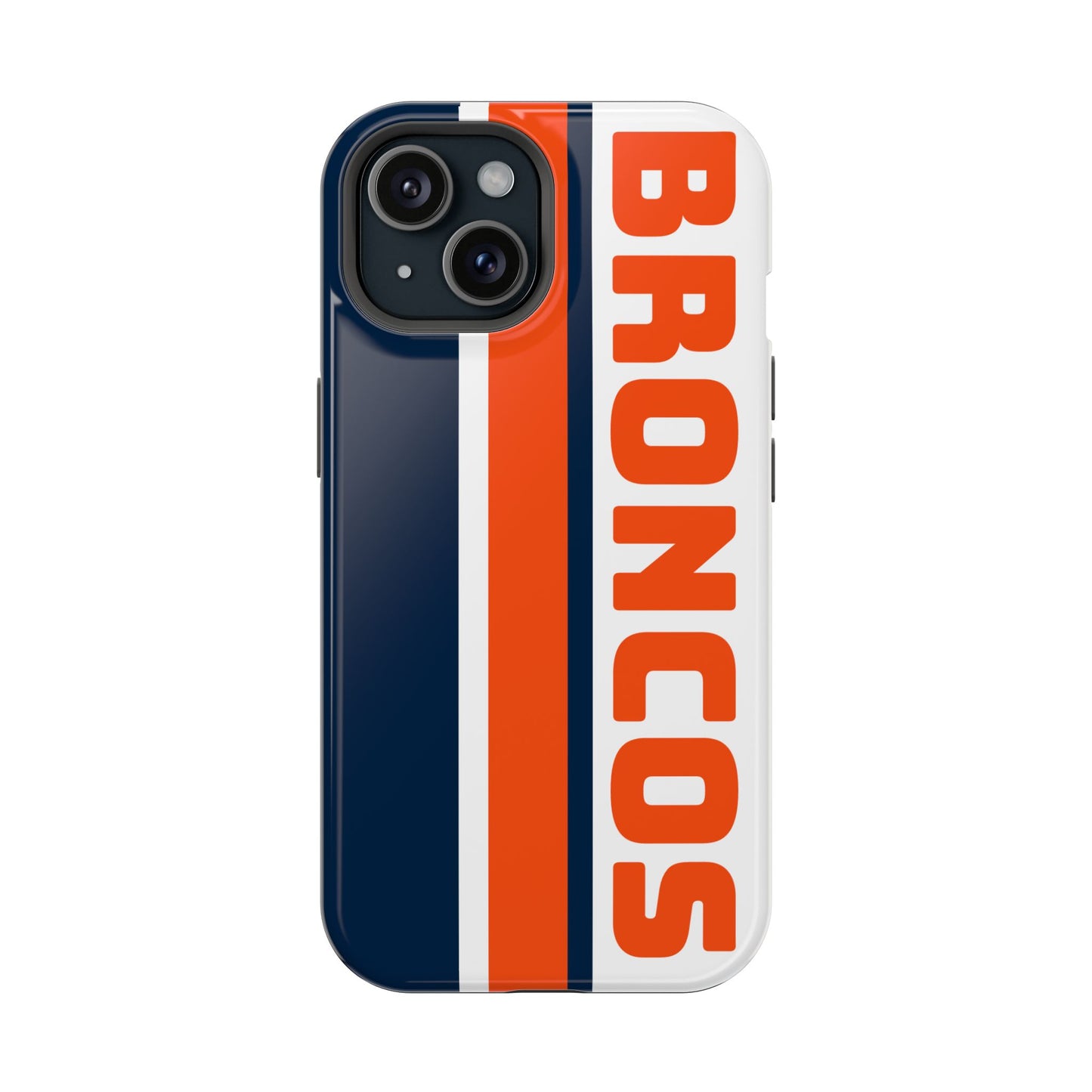 Broncos Phone Case, Magnetic Phone Case, Retro Phone Case, Baseball Case for iPhone or Samsung, Football Gifts
