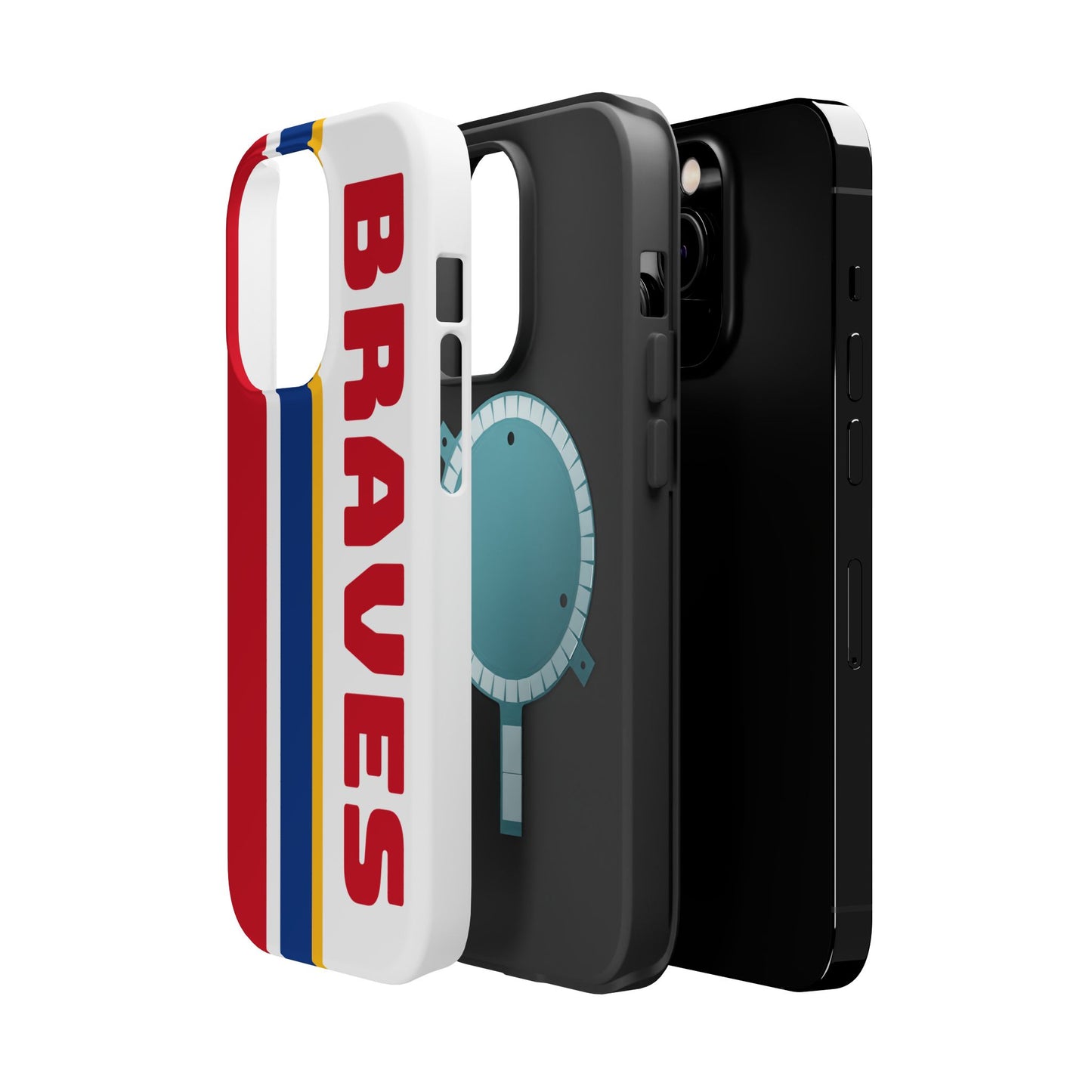 Braves Phone Case, Magnetic Phone Case, Baseball Phone Case, Retro Phone Case