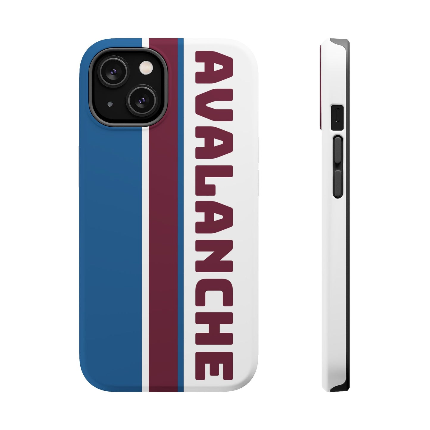 Avalanche Phone Case, Magnetic Phone Case, Retro Phone Case, Matte/Glossy Phone Case, Hockey Gifts