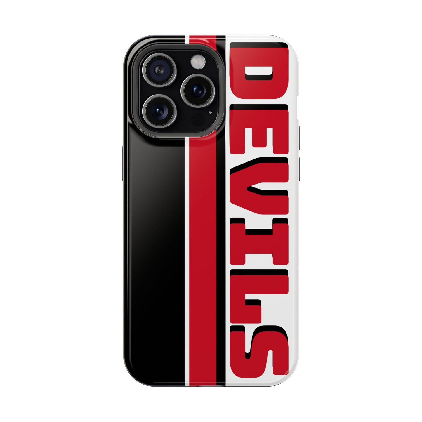 Devils Phone Case, Magnetic Phone Case, Retro Phone Case, Hockey Gifts