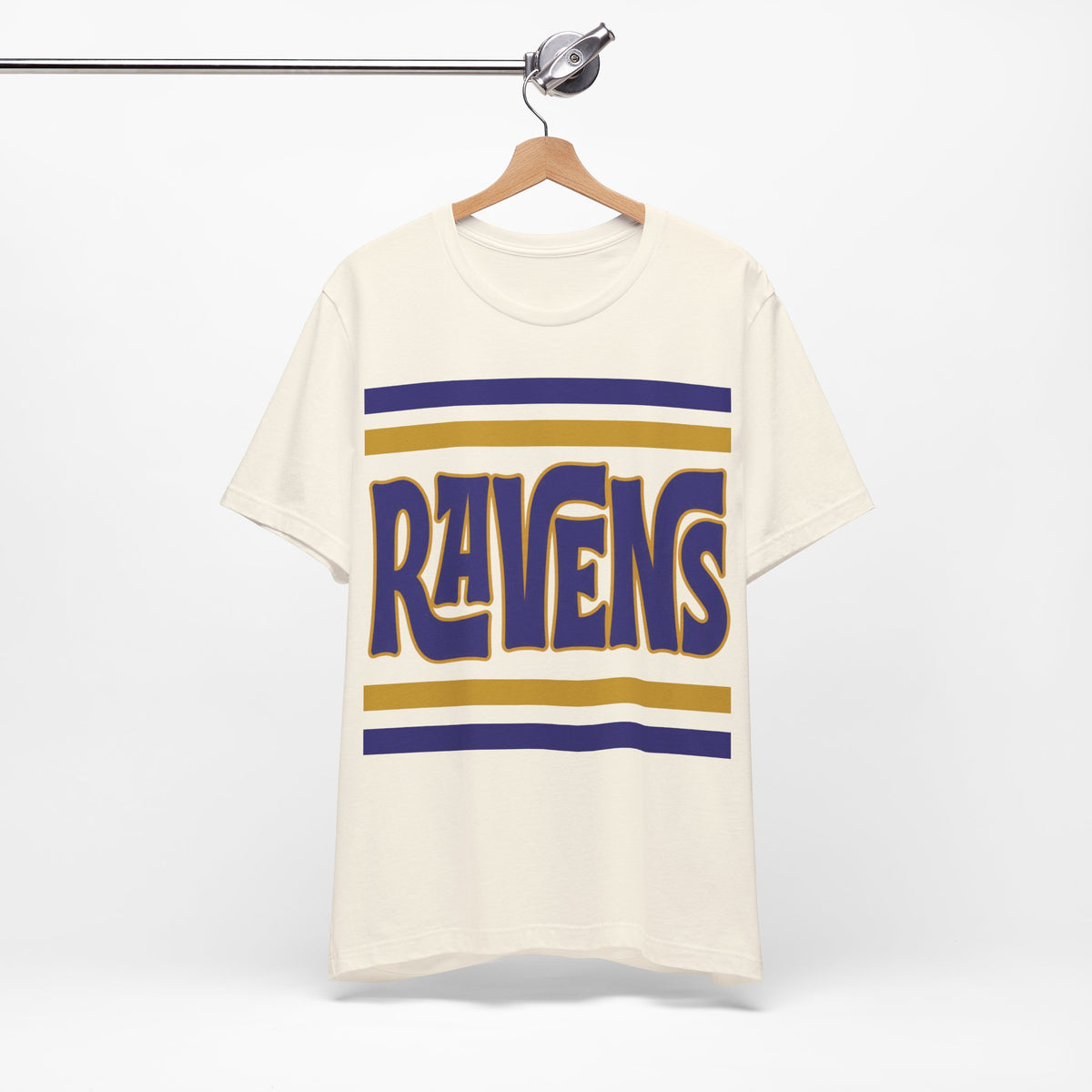 Ravens Football Tee, Retro Purple Ravens Shirt
