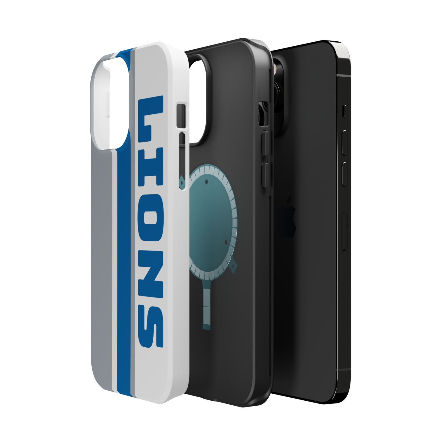 Lions Phone Case, Magnetic Phone Case, Retro Phone Case, Football Gifts