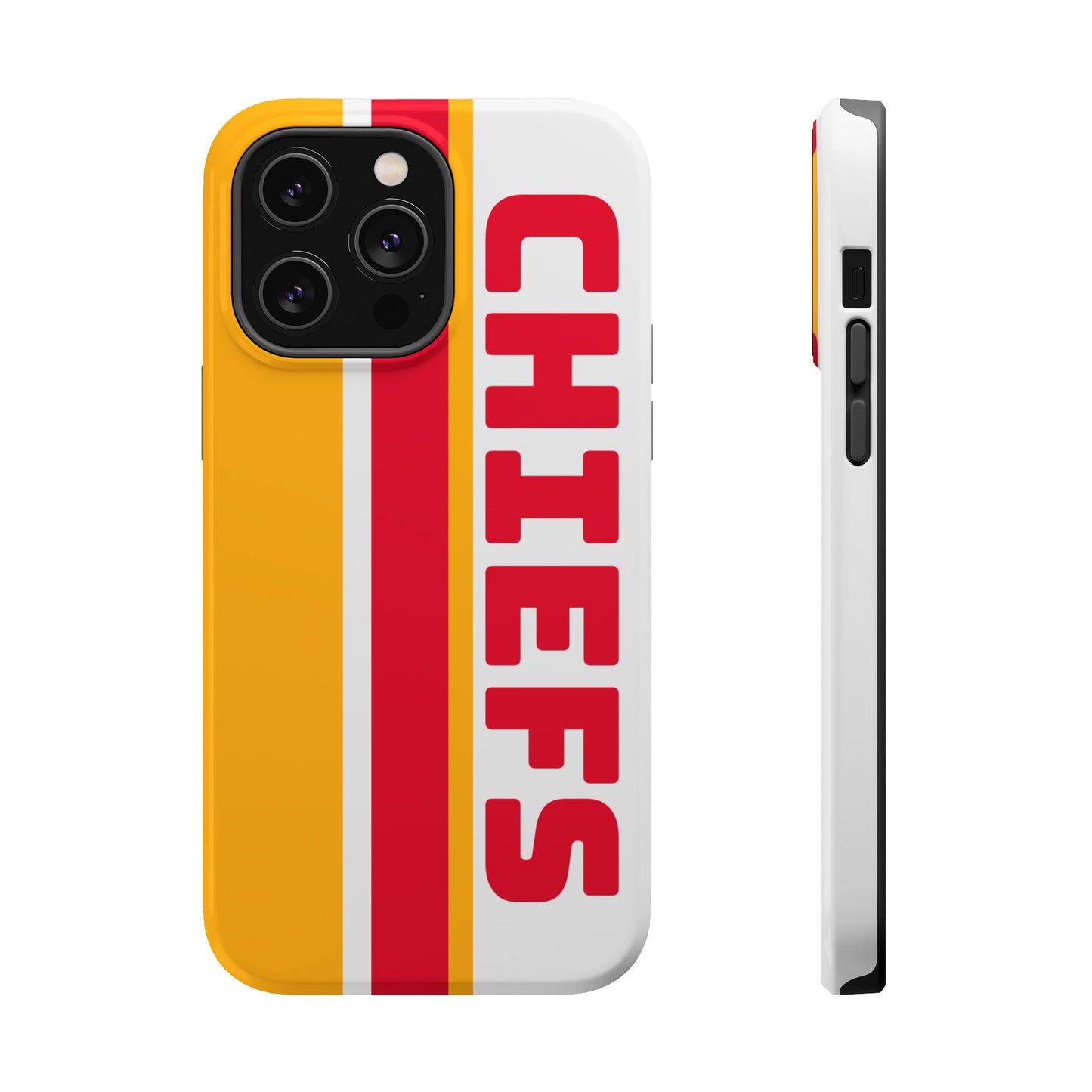 Chiefs Phone Case, Magnetic Phone Case, Retro Phone Case, Baseball Case for iPhone or Samsung, Chiefs Football Gifts