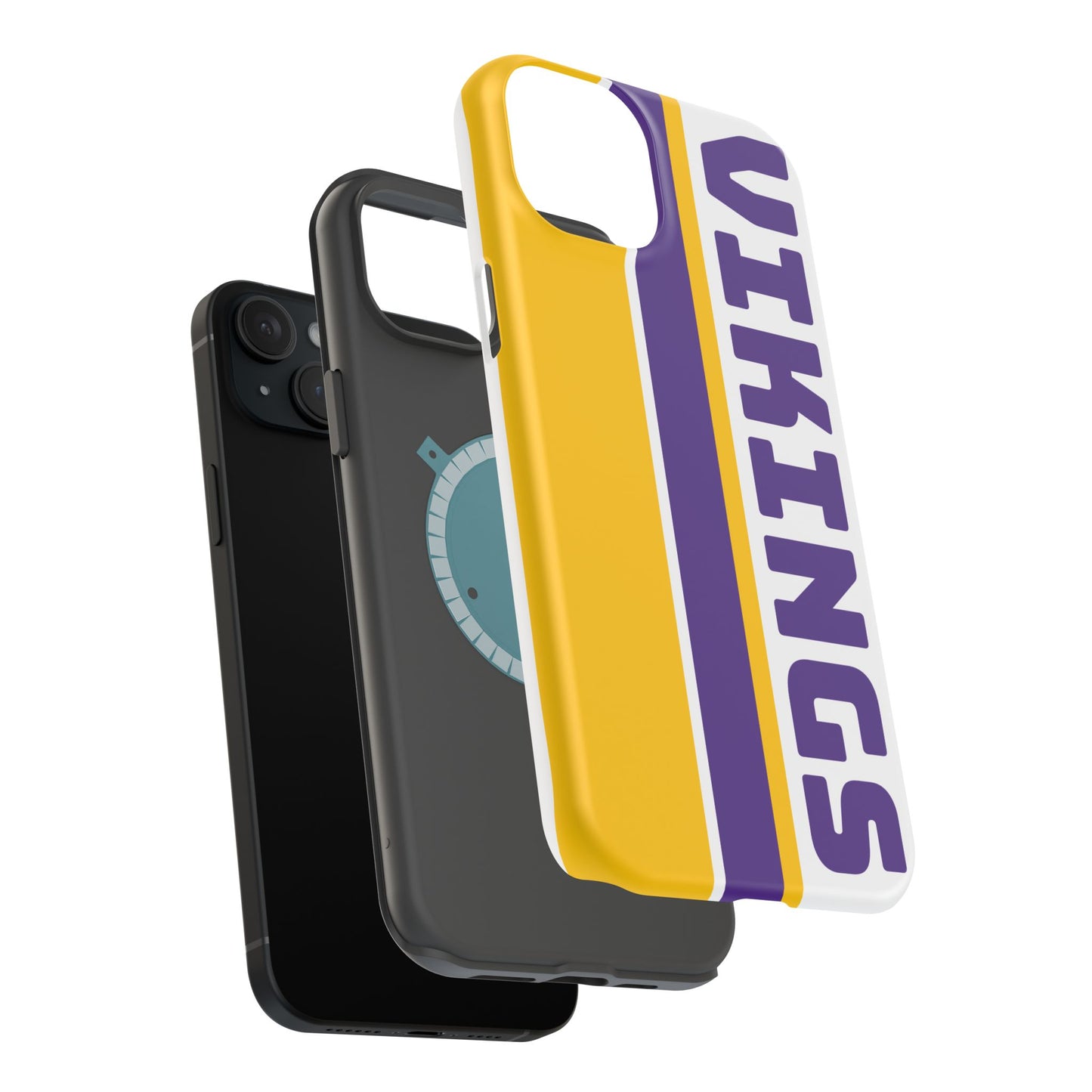 Vikings Phone Case, Magnetic Phone Case, Retro Phone Case, Football Gifts