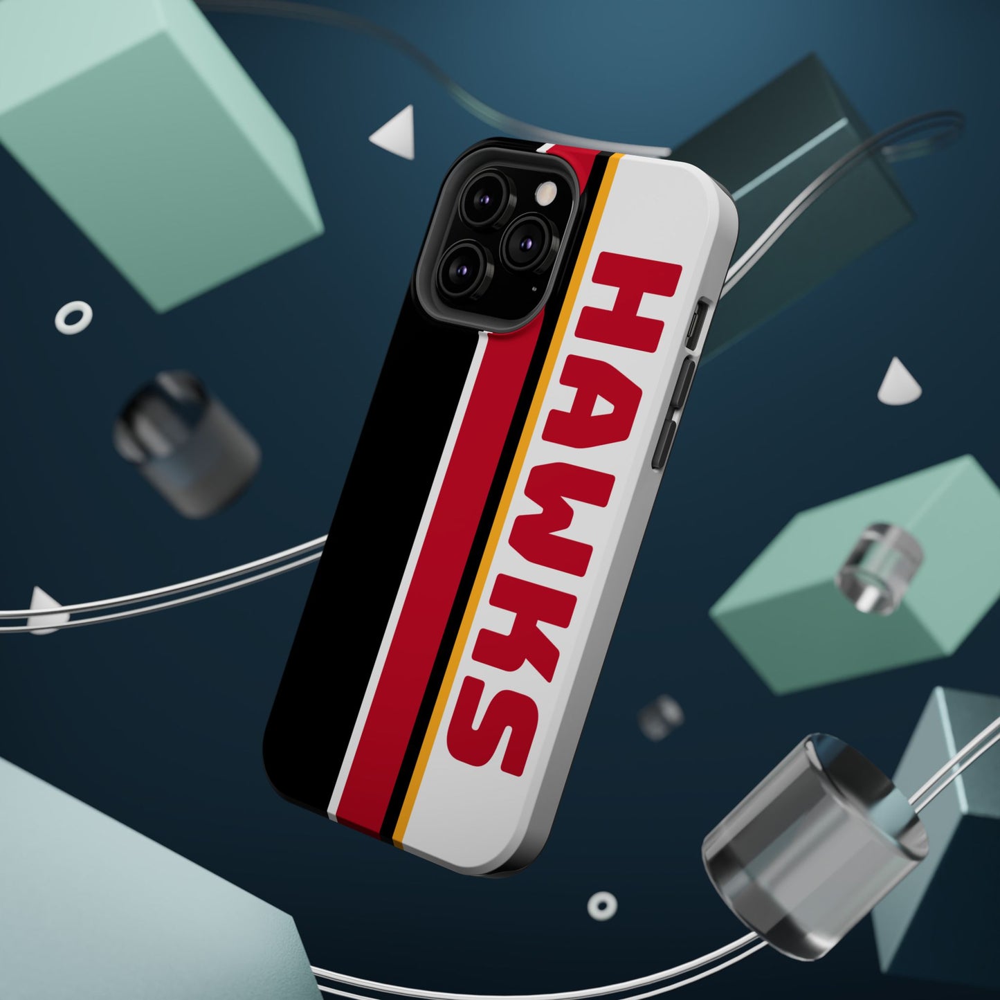 Hawks Phone Case, Magnetic Phone Case, Retro Phone Case