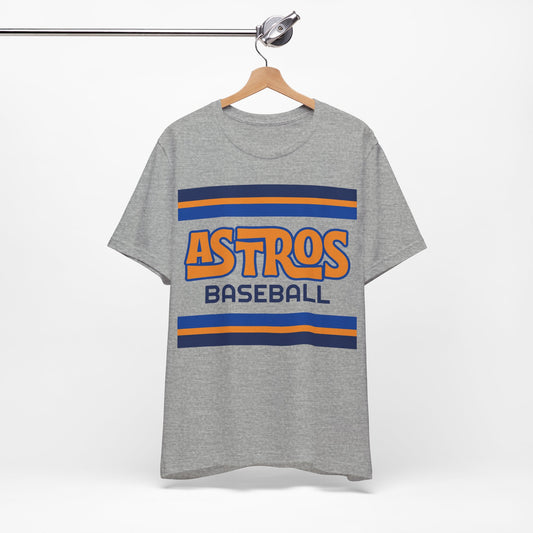 Retro Astros Shirt, Vintage Striped Astros T-Shirt
