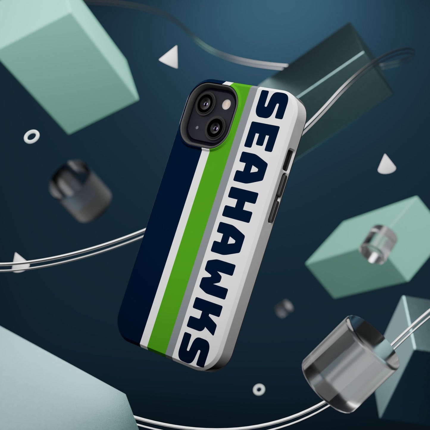 Seahawks Phone Case, Magnetic Phone Case, Retro Phone Case, Football Case for iPhone or Samsung