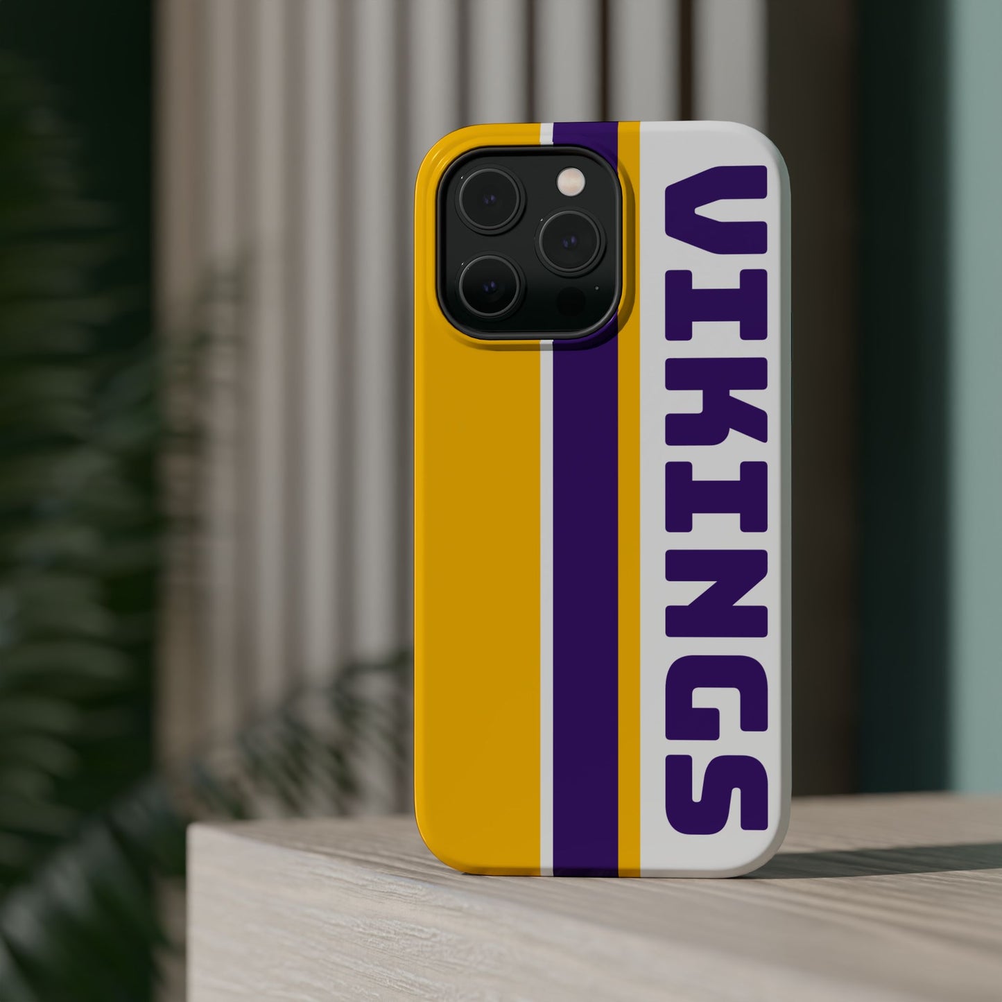 Vikings Phone Case, Magnetic Phone Case, Retro Phone Case, Football Gifts