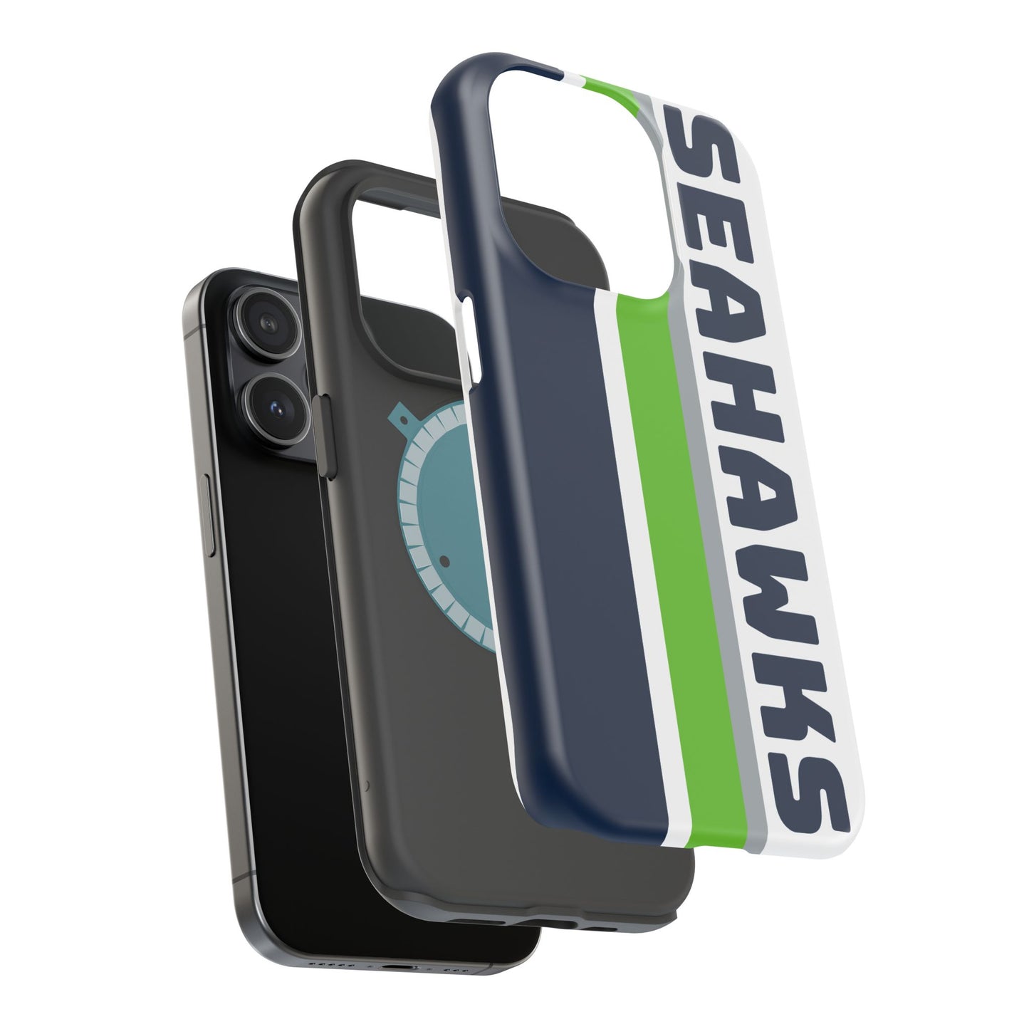 Seahawks Phone Case, Magnetic Phone Case, Retro Phone Case, Football Case for iPhone or Samsung