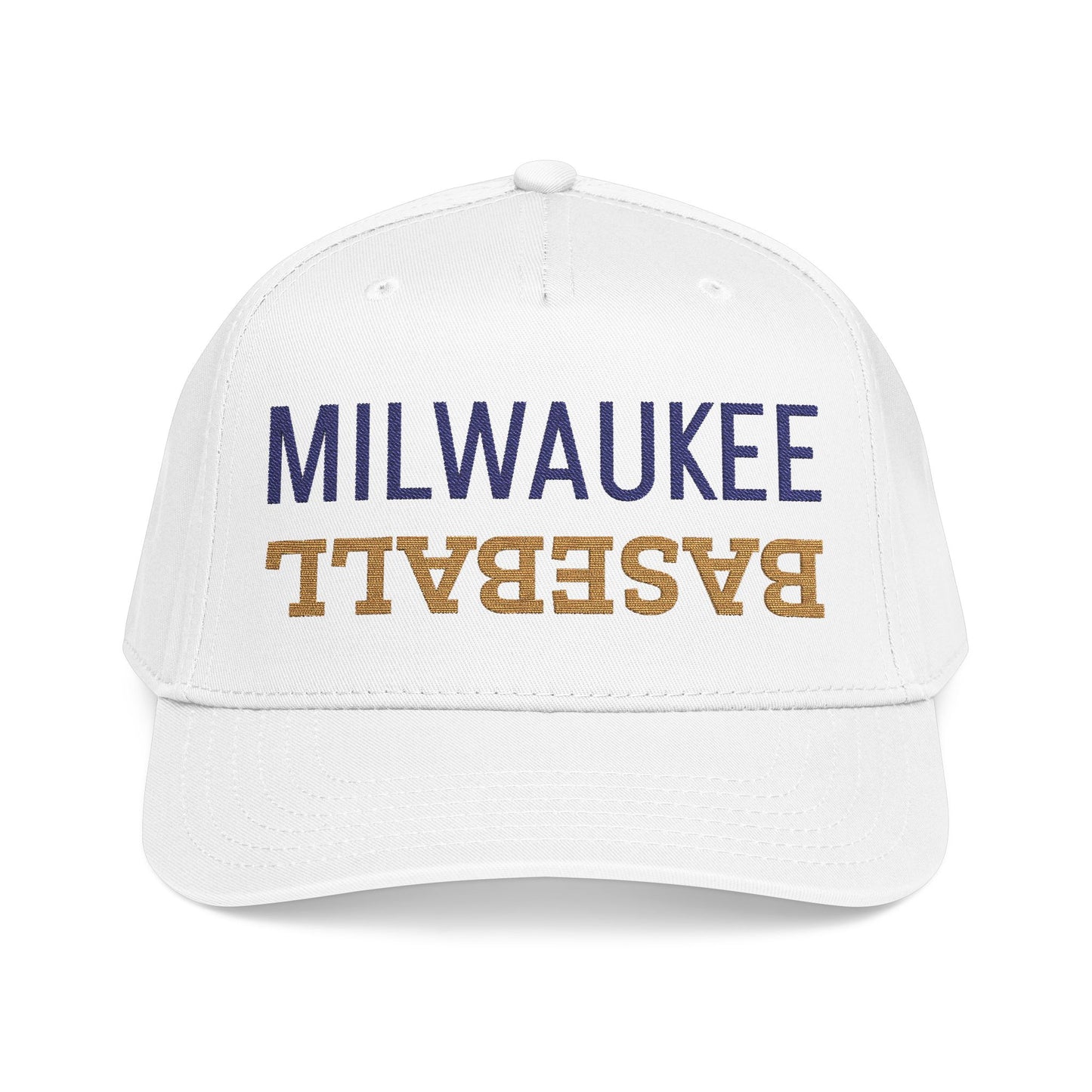 Embroidered Milwaukee Baseball Hat, Mid Profile Baseball Cap, Sports Gifts