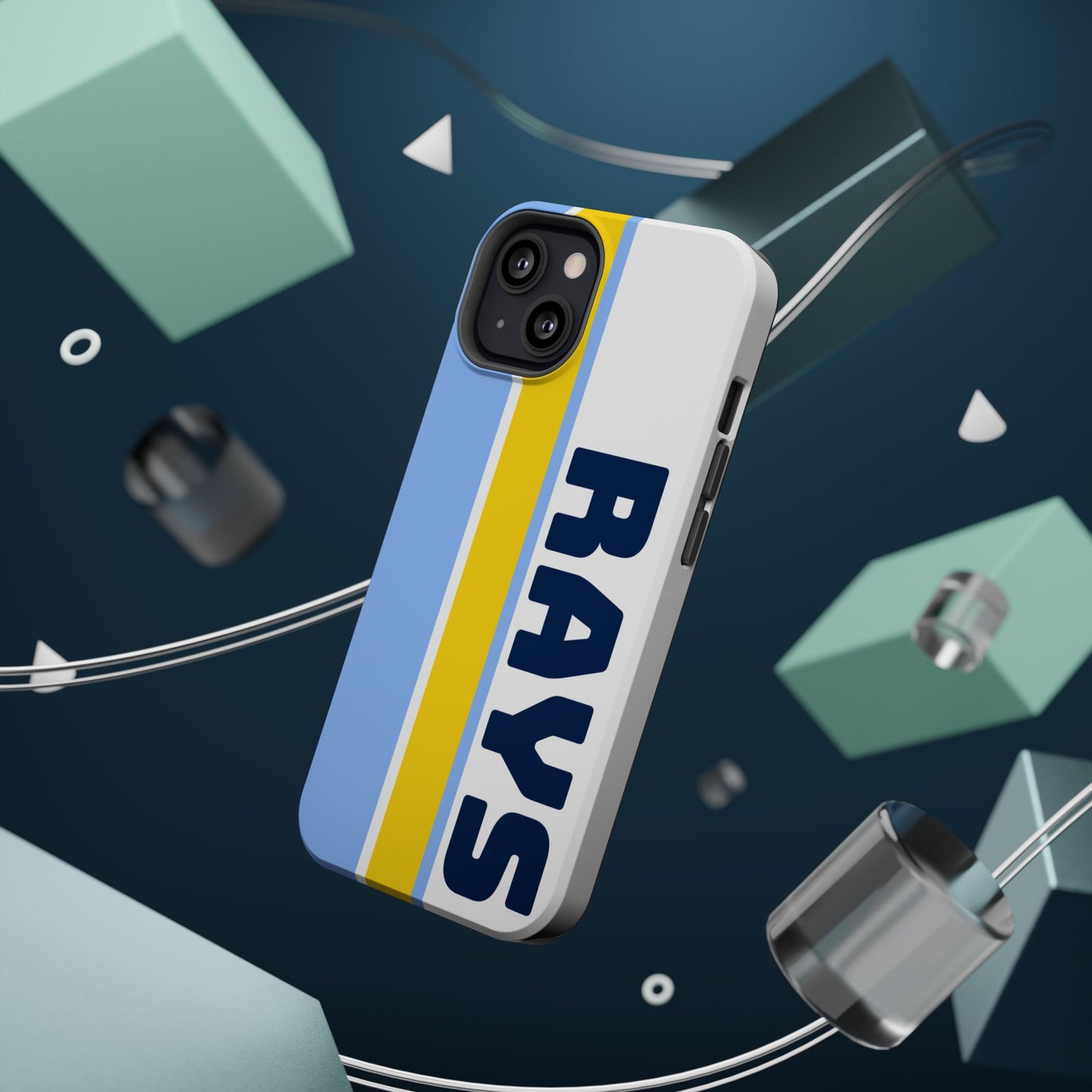 Rays Phone Case, Magnetic Phone Case, Retro Phone Case, Baseball Case for iPhone or Samsung, Rays Baseball Gifts