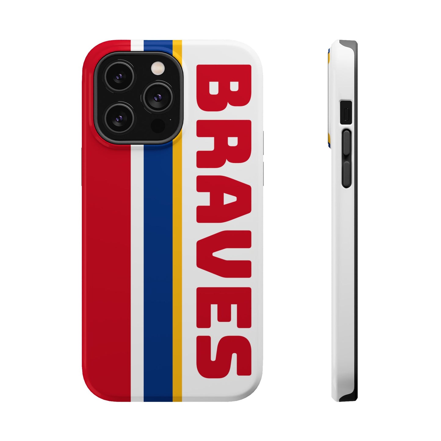 Braves Phone Case, Magnetic Phone Case, Baseball Phone Case, Retro Phone Case