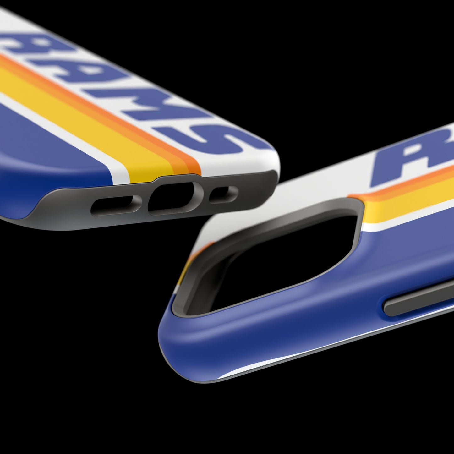 Rams Phone Case, Magnetic Phone Case, Retro Phone Case, Football Case for iPhone or Samsung