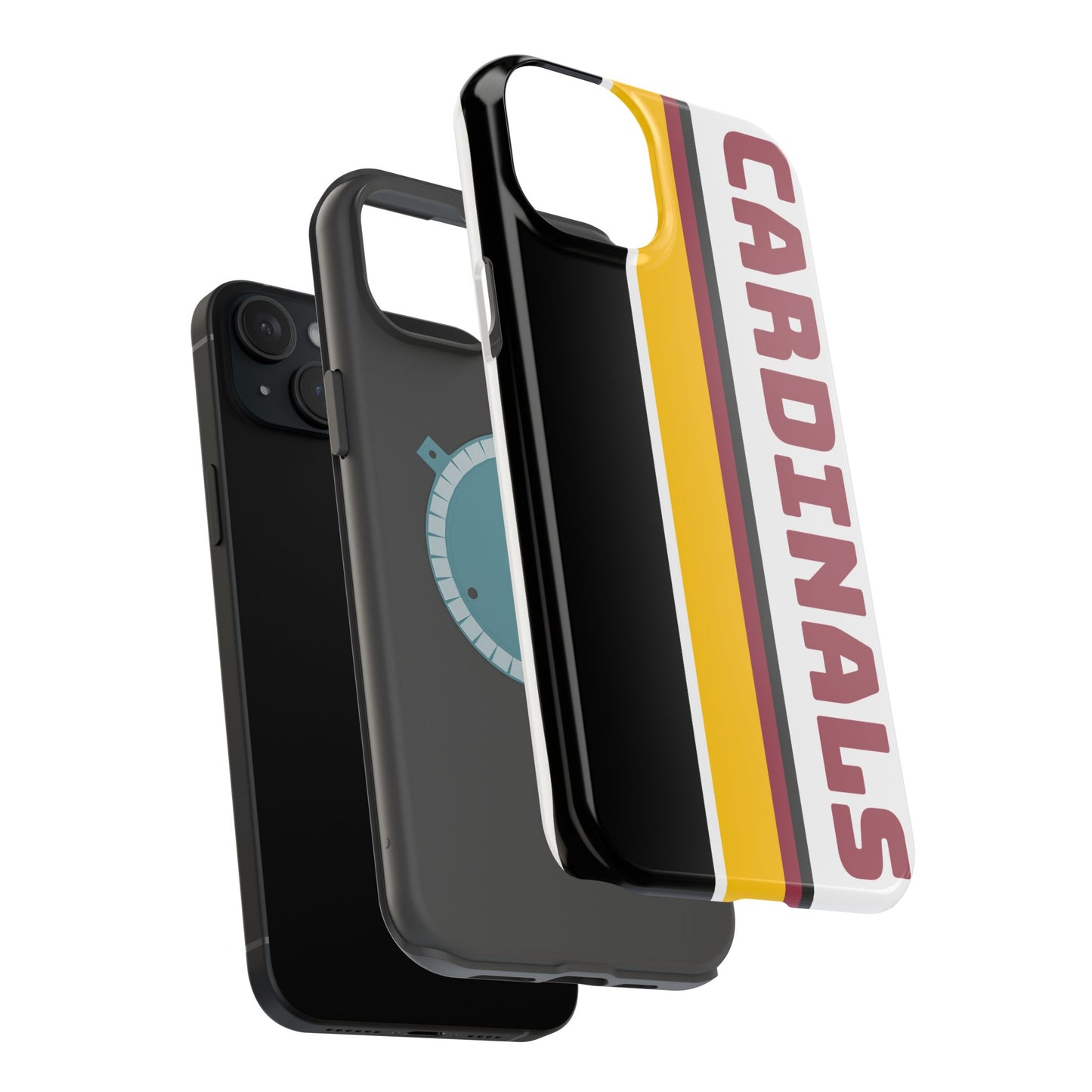 Cardinals Phone Case, Magnetic Phone Case, Retro Phone Case, Football Gifts