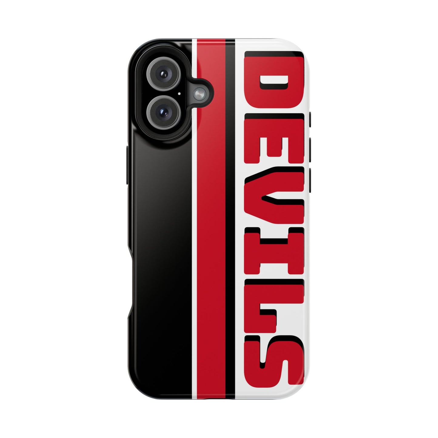 Devils Phone Case, Magnetic Phone Case, Retro Phone Case, Hockey Gifts