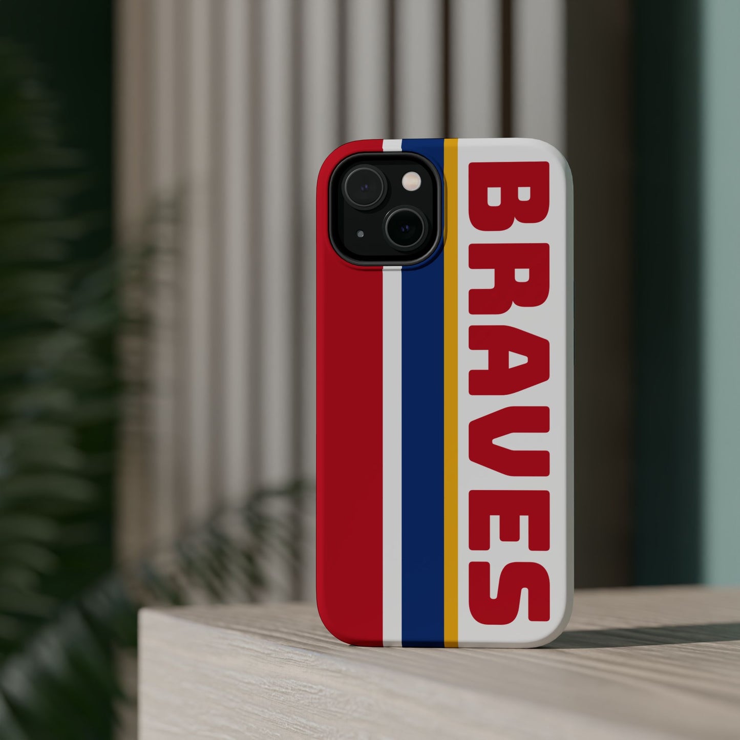 Braves Phone Case, Magnetic Phone Case, Baseball Phone Case, Retro Phone Case