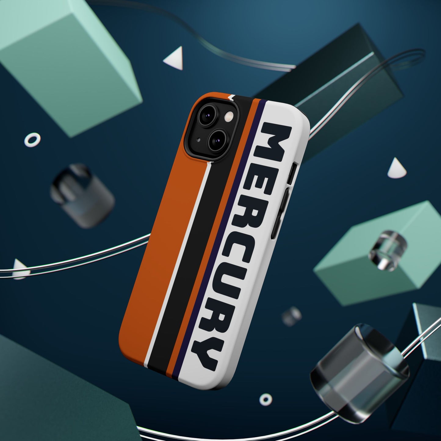 Mercury Phone Case, Magnetic Phone Case, Retro Phone Case, Basketball Gifts