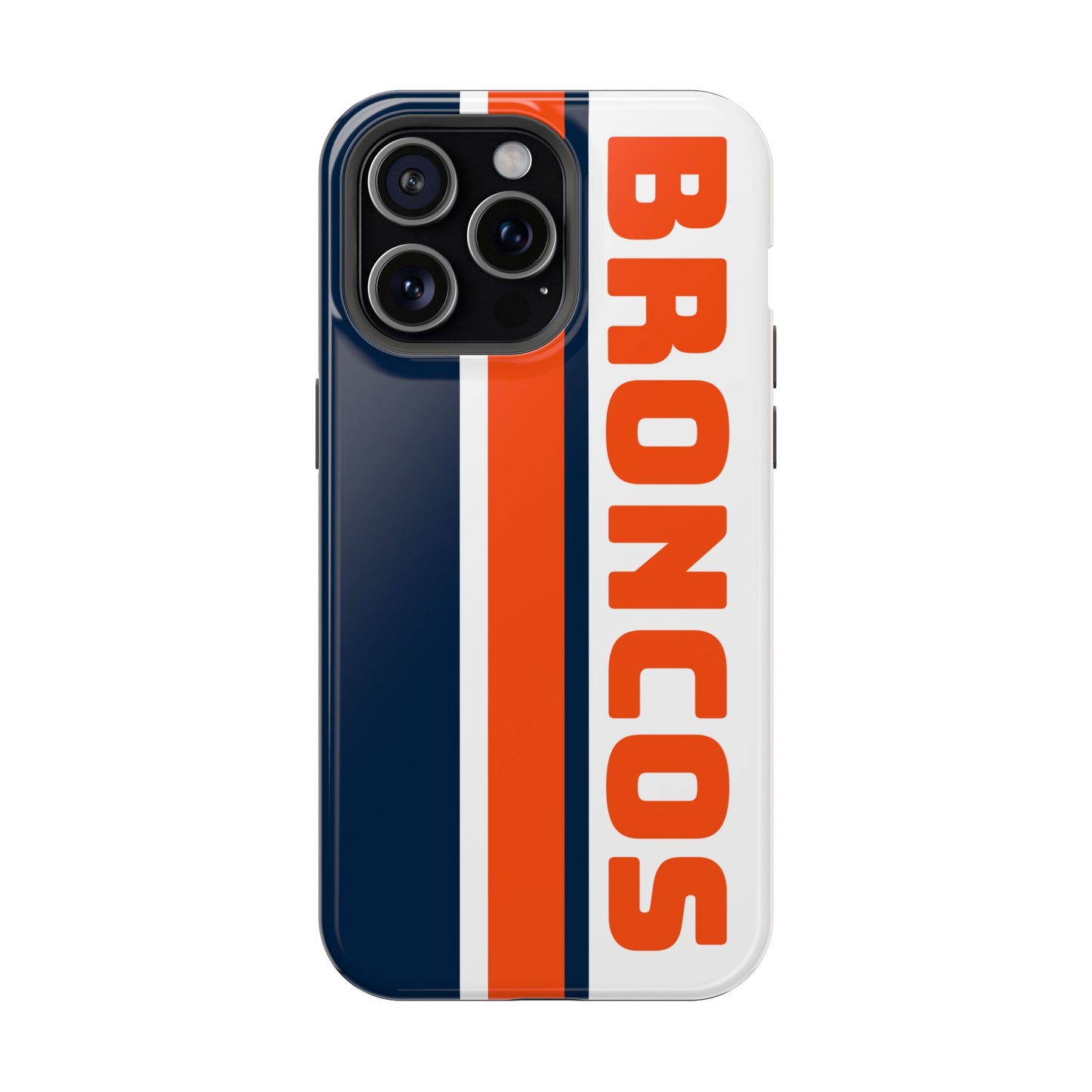 Broncos Phone Case, Magnetic Phone Case, Retro Phone Case, Baseball Case for iPhone or Samsung, Football Gifts