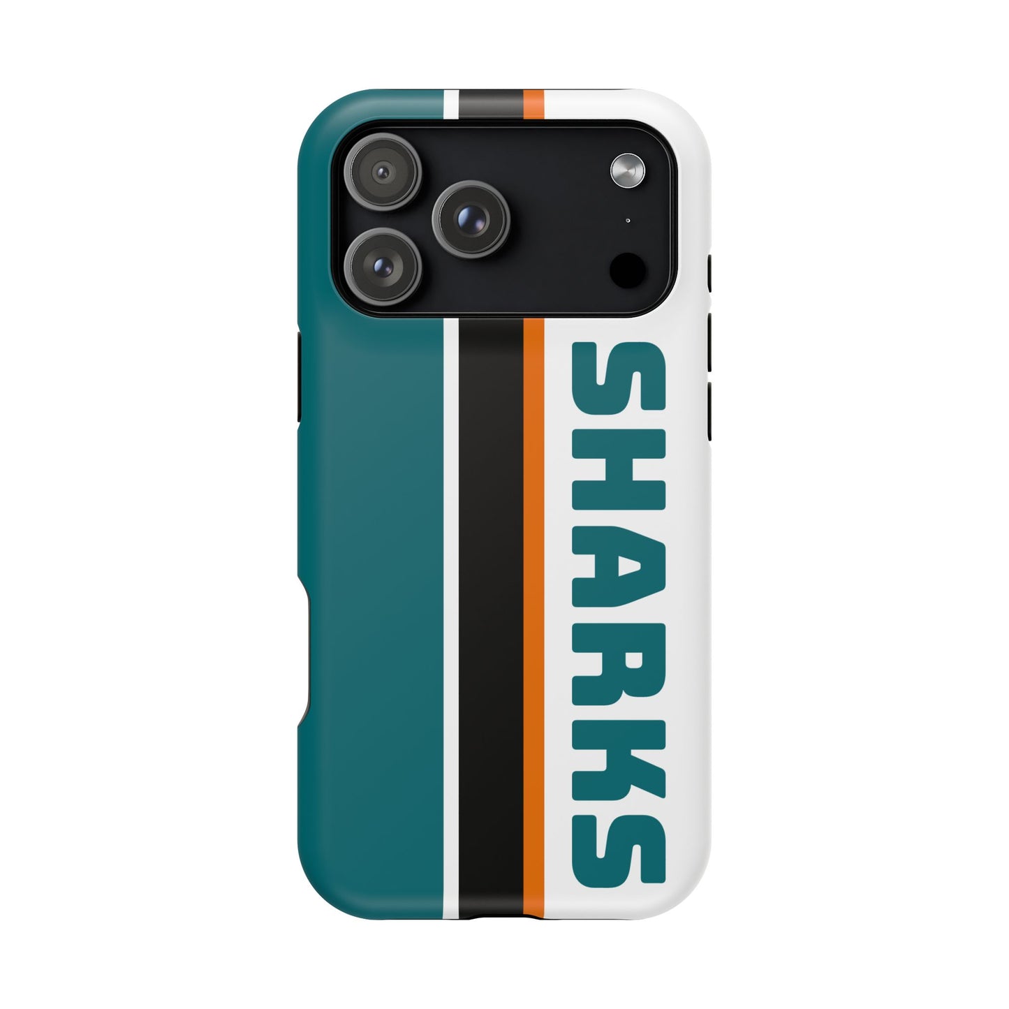 Sharks Phone Case, Magnetic Phone Case, Retro Phone Case, Hockey iPhone or Samsung Case