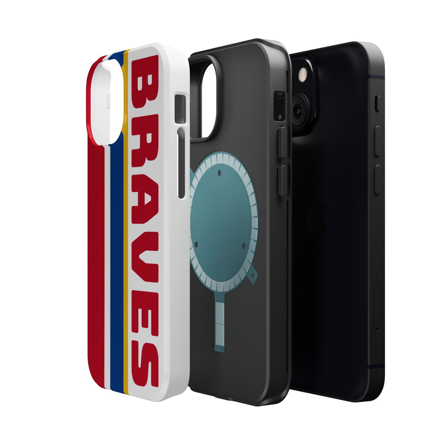 Braves Phone Case, Magnetic Phone Case, Baseball Phone Case, Retro Phone Case