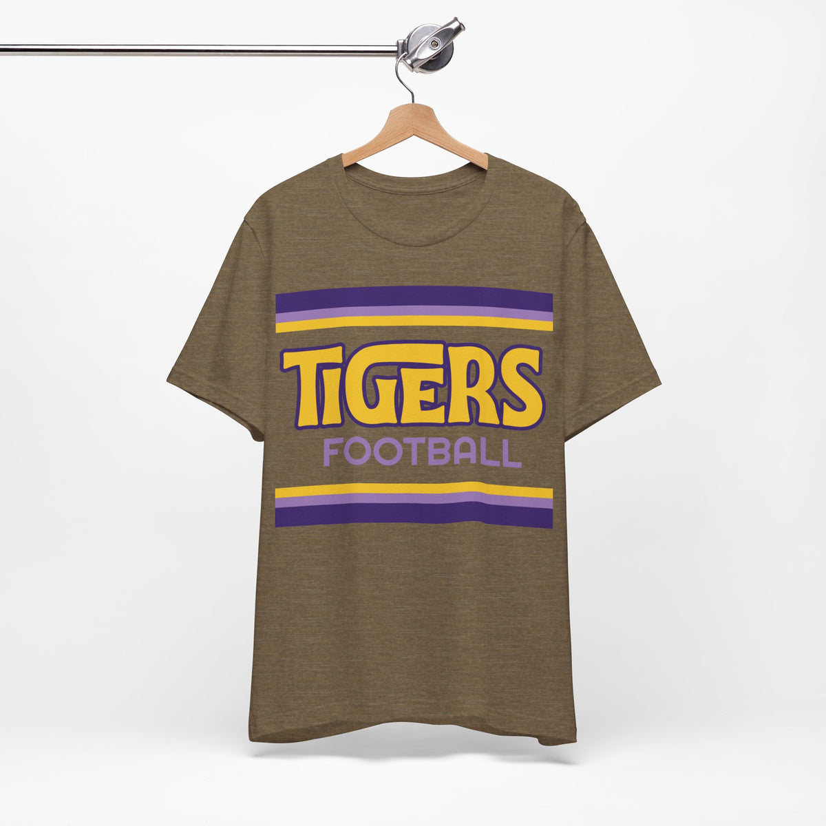 Retro Tigers Shirt, Vintage Striped Tigers T-Shirt