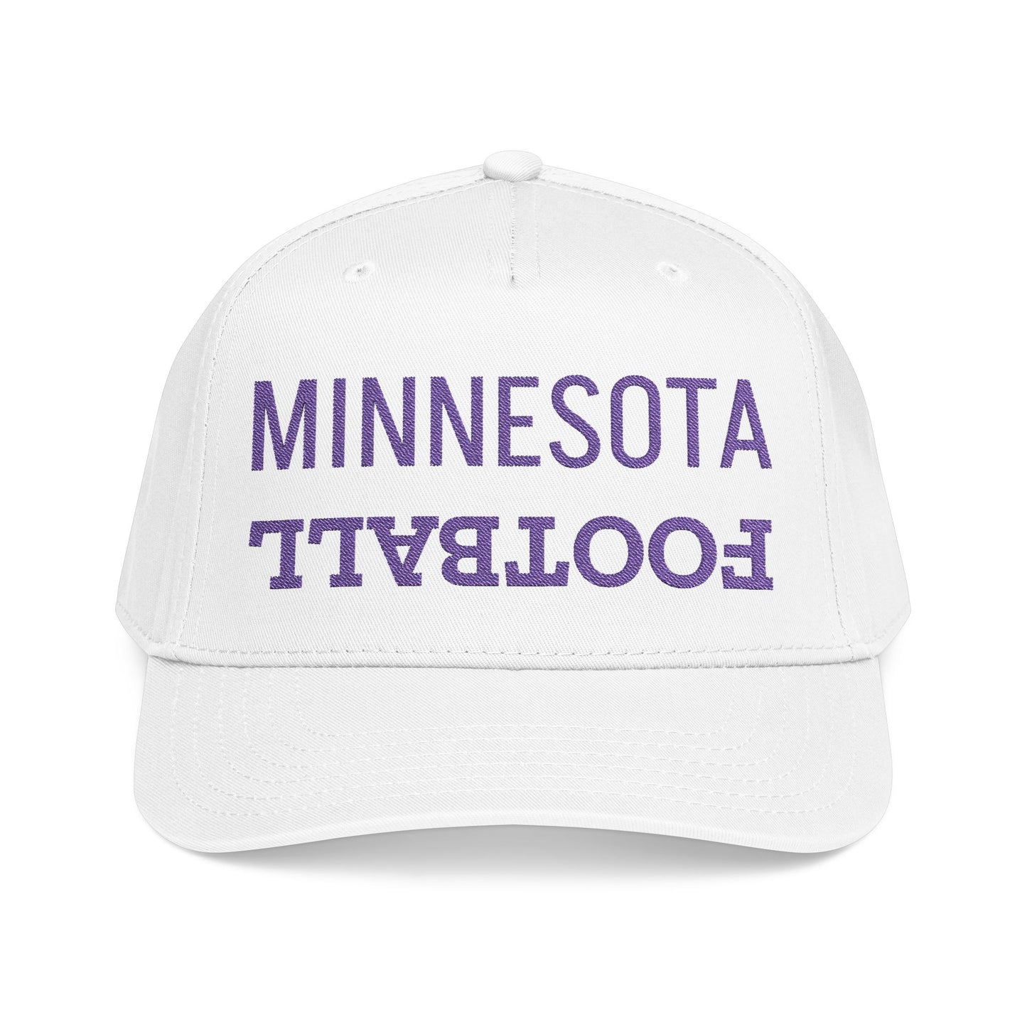 Embroidered Minnesota Football Hat, Mid Profile Football Cap, Sports Gifts