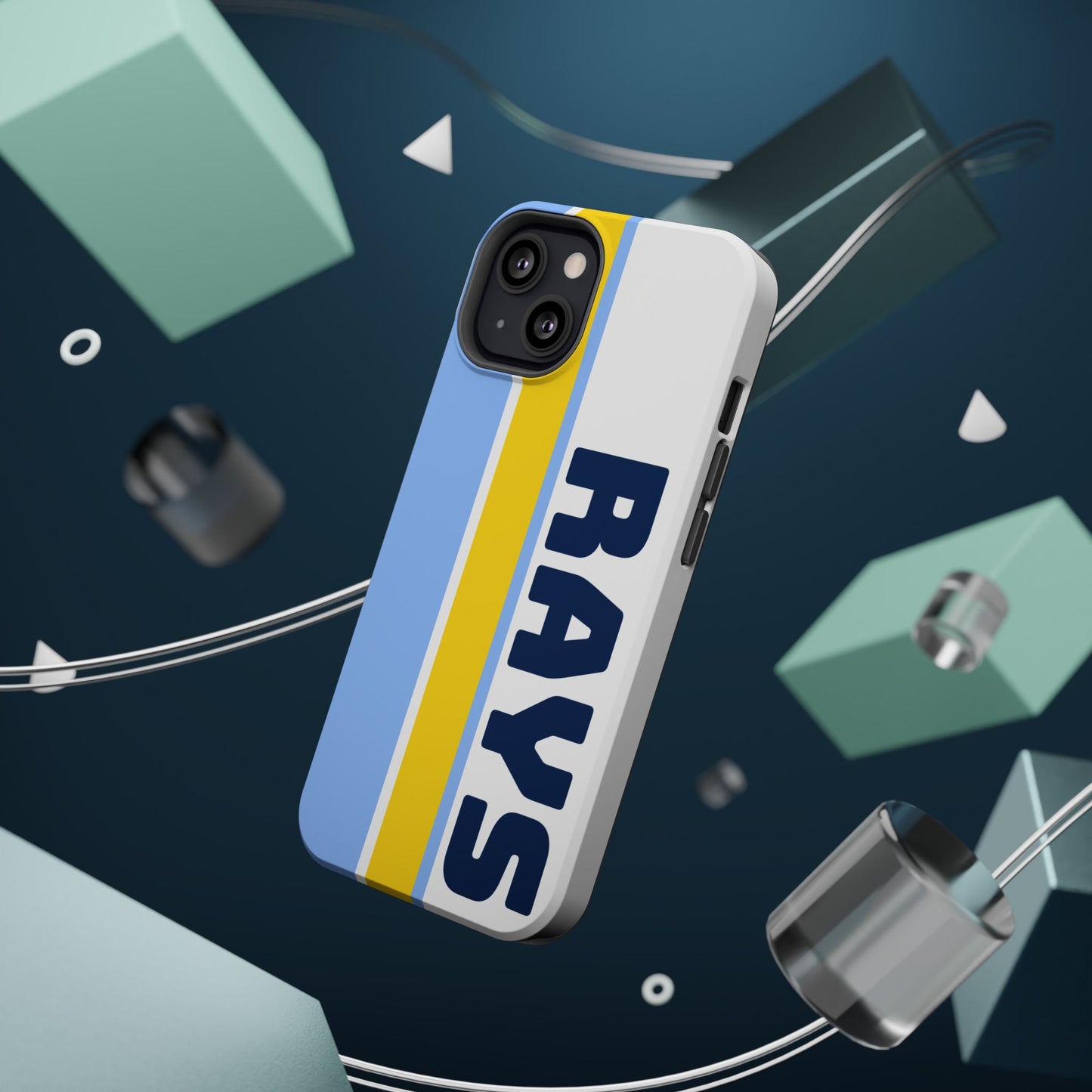 Rays Phone Case, Magnetic Phone Case, Retro Phone Case, Baseball Case for iPhone or Samsung, Rays Baseball Gifts