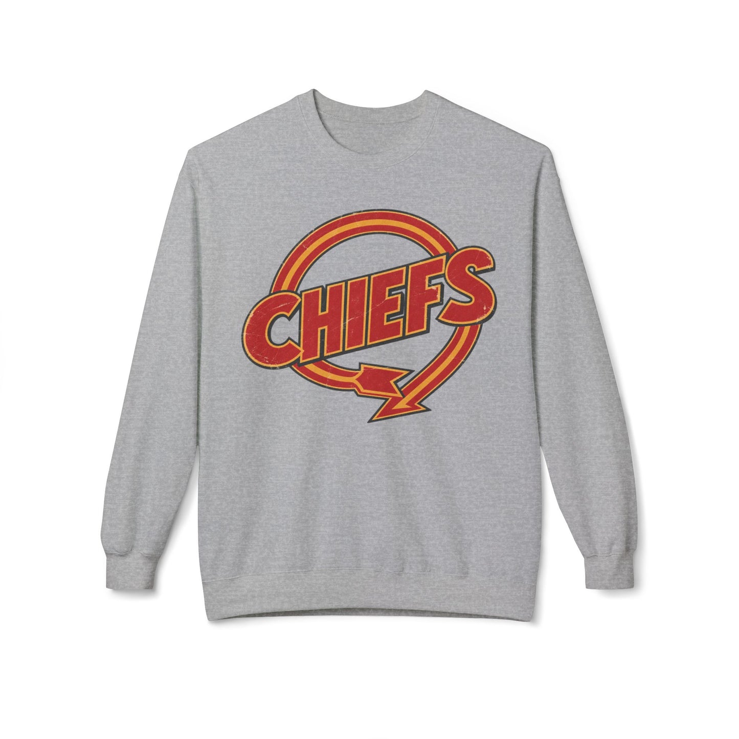 Vintage Chiefs Sweatshirt, Football Gifts, Red Chiefs Shirt