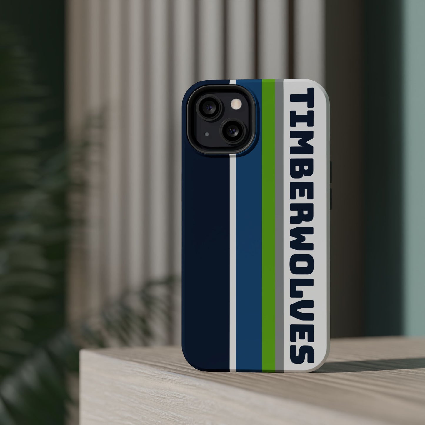 Timberwolves Phone Case, Magnetic Phone Case, Retro Phone Case, Basketball Gifts