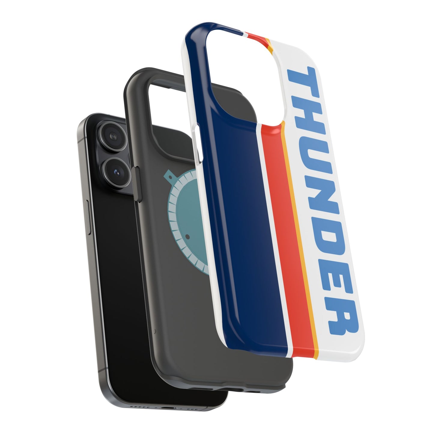 Thunder Phone Case, Magnetic Phone Case, Retro Phone Case, Basketball Gifts