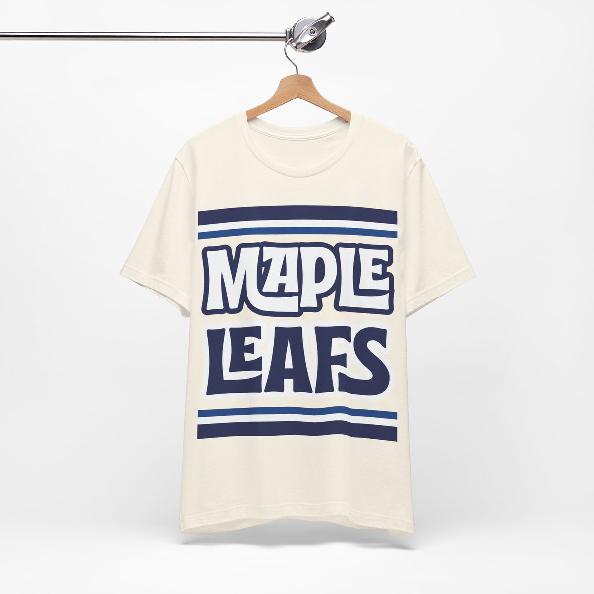 Retro Maple Leafs Shirt, Vintage Striped Maple Leafs Hockey T-Shirt
