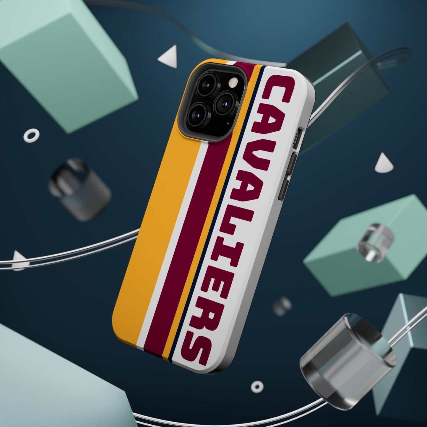 Cavaliers Phone Case, Magnetic Phone Case, Retro Phone Case, Basketball Gifts