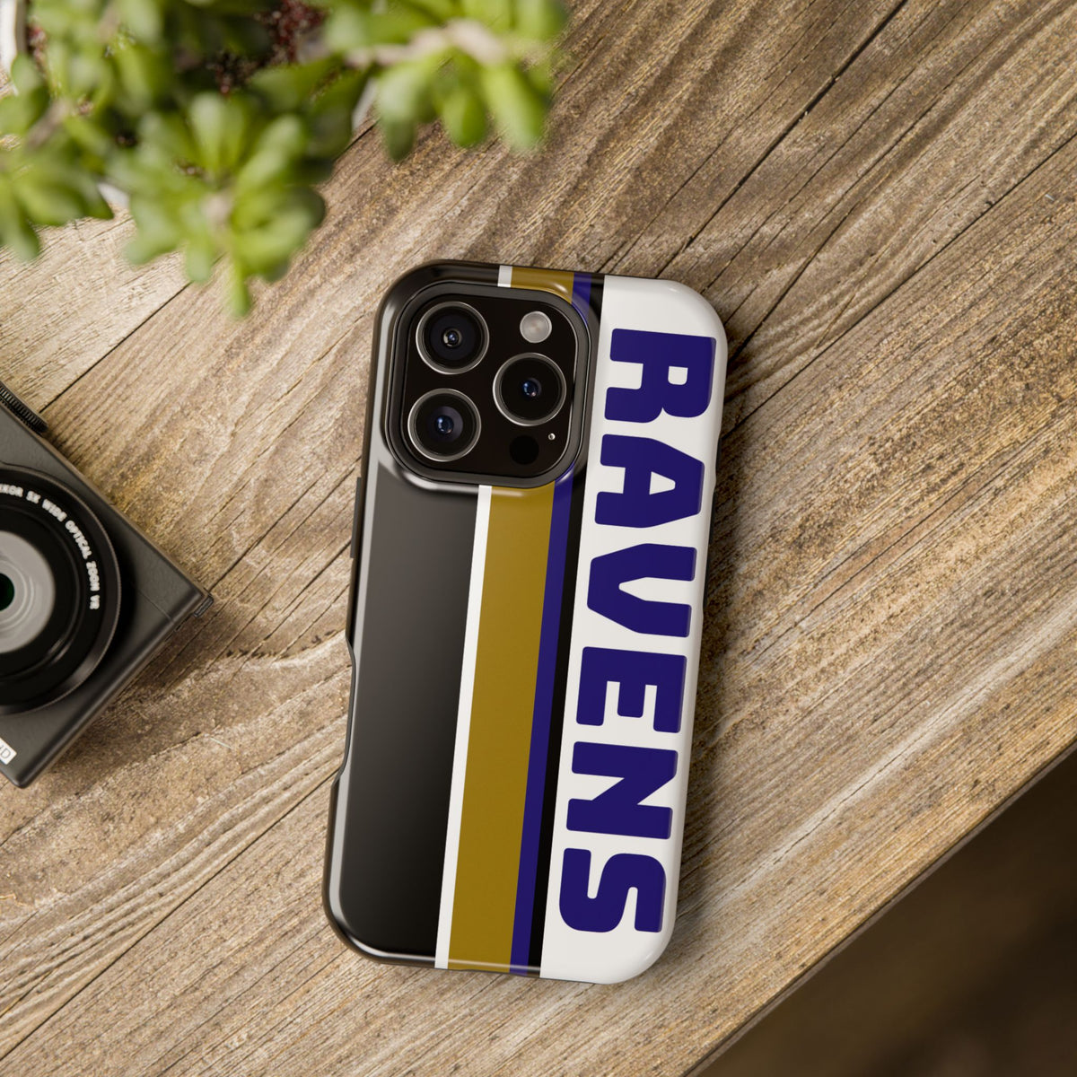 Ravens Phone Case, Magnetic Phone Case, Retro Phone Case, Football Gifts