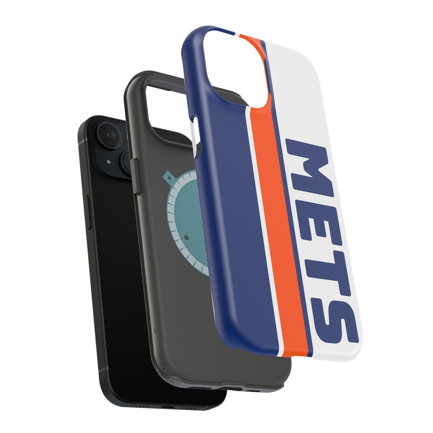 Mets Phone Case, Magnetic Phone Case, Retro Phone Case, Baseball Case for iPhone or Samsung