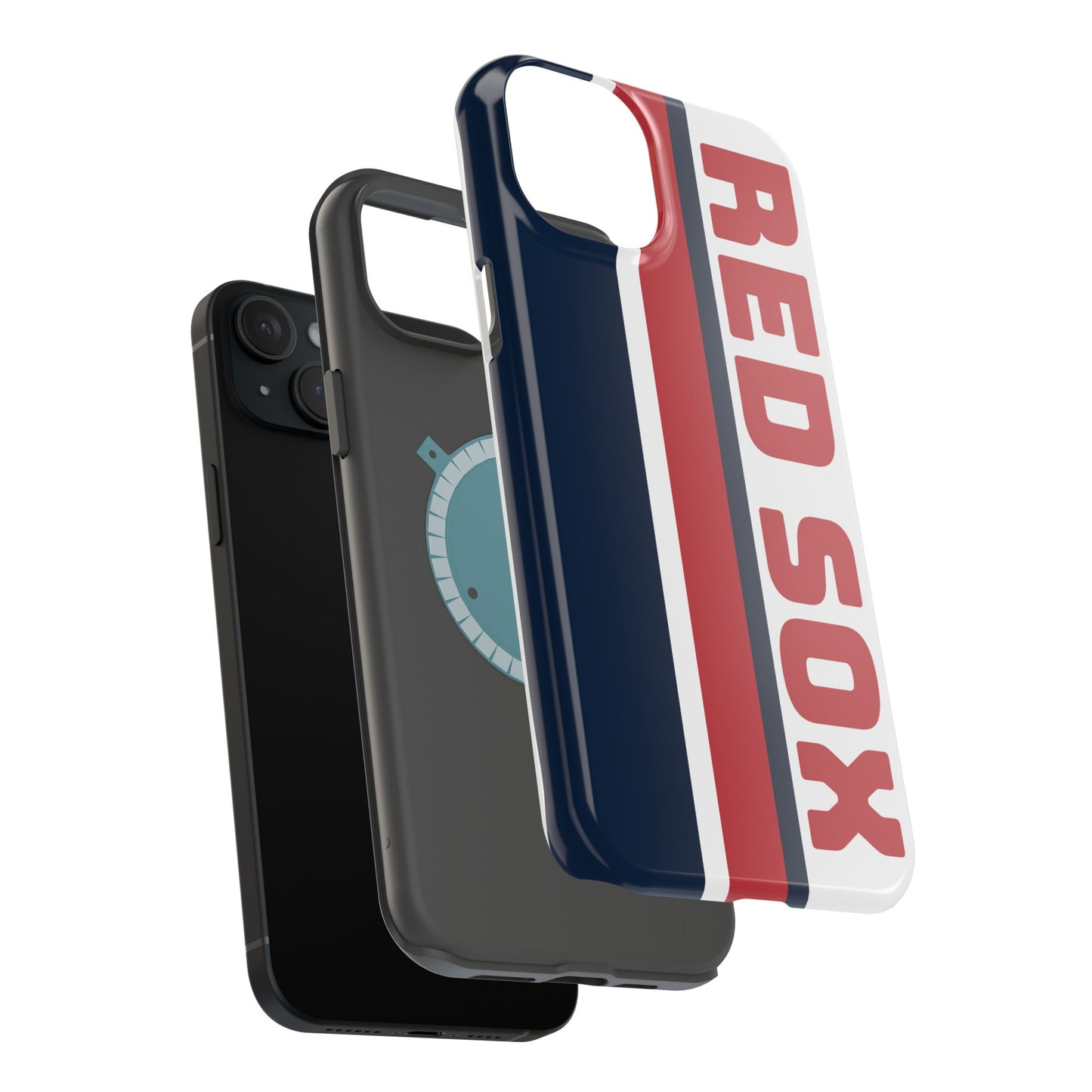 Red Sox Phone Case, Magnetic Phone Case, Retro Phone Case, Baseball Case for iPhone or Samsung