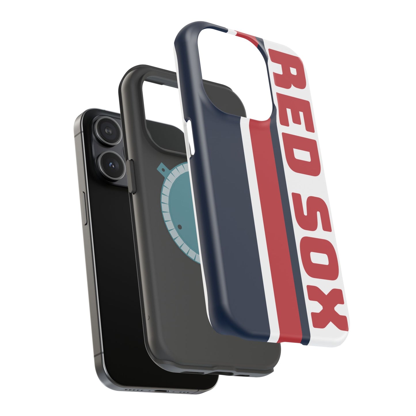 Red Sox Phone Case, Magnetic Phone Case, Retro Phone Case, Baseball Case for iPhone or Samsung