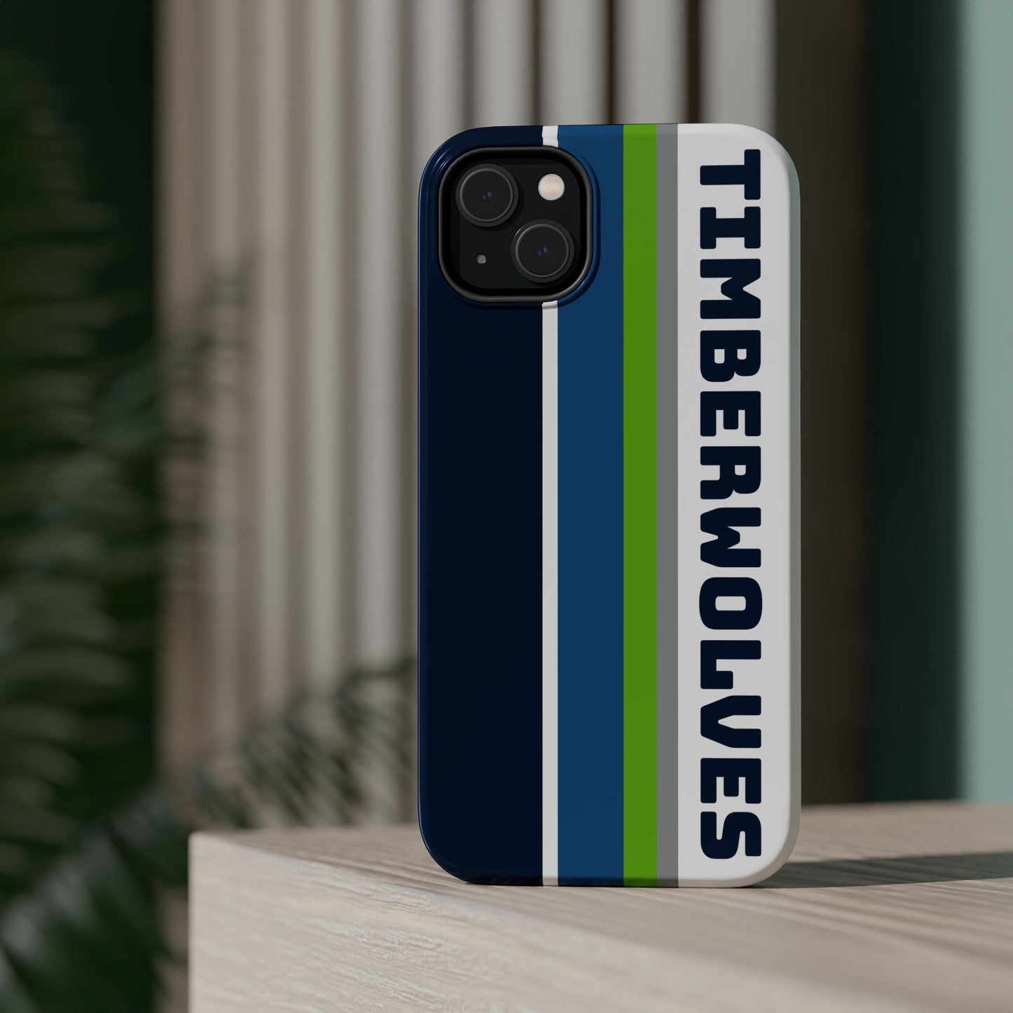 Timberwolves Phone Case, Magnetic Phone Case, Retro Phone Case, Basketball Gifts