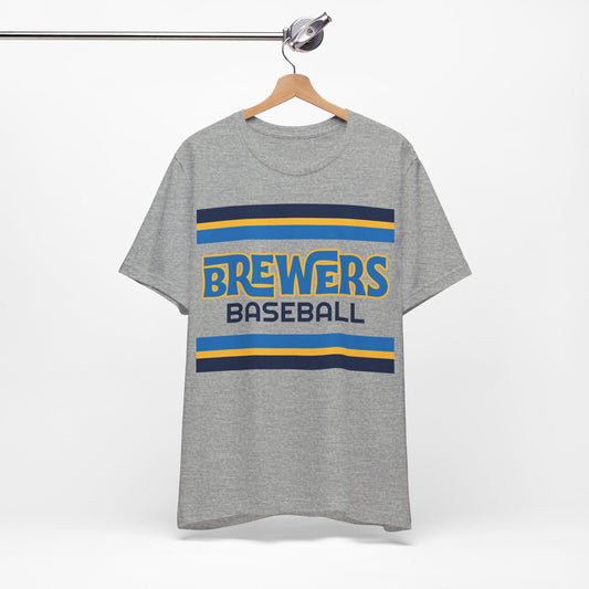 Retro Brewers Shirt, Vintage Striped Brewers T-Shirt
