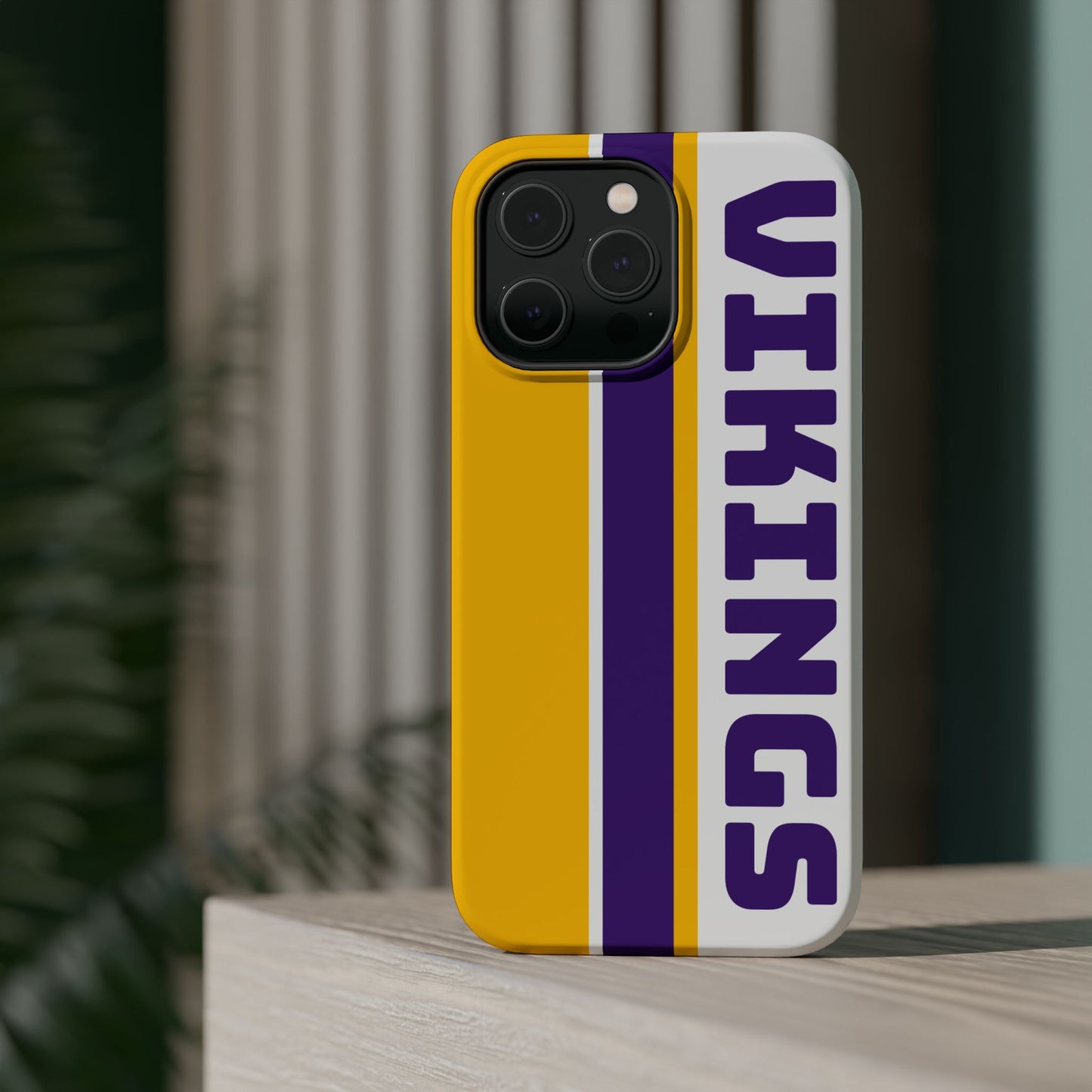 Vikings Phone Case, Magnetic Phone Case, Retro Phone Case, Football Gifts