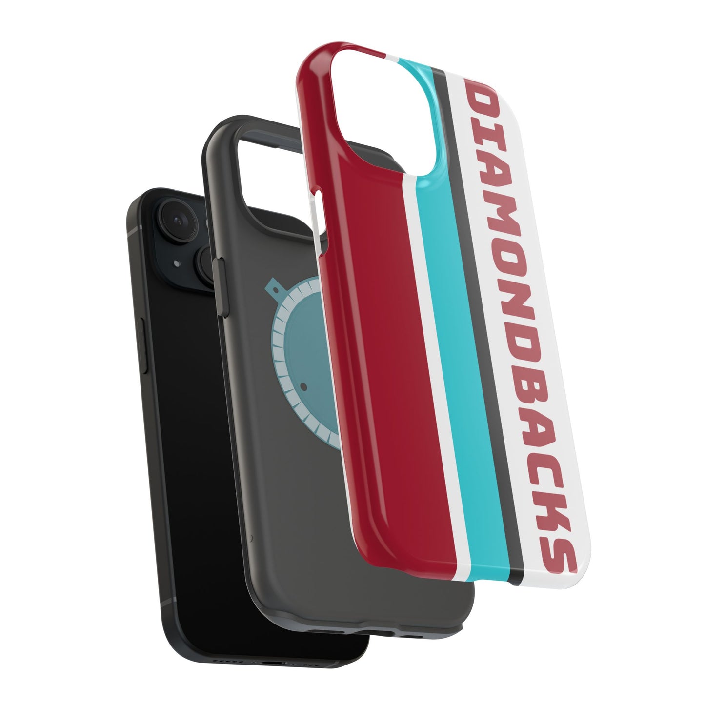 Diamondbacks Phone Case, Magnetic Phone Case, Retro Phone Case, Baseball Case for iPhone or Samsung