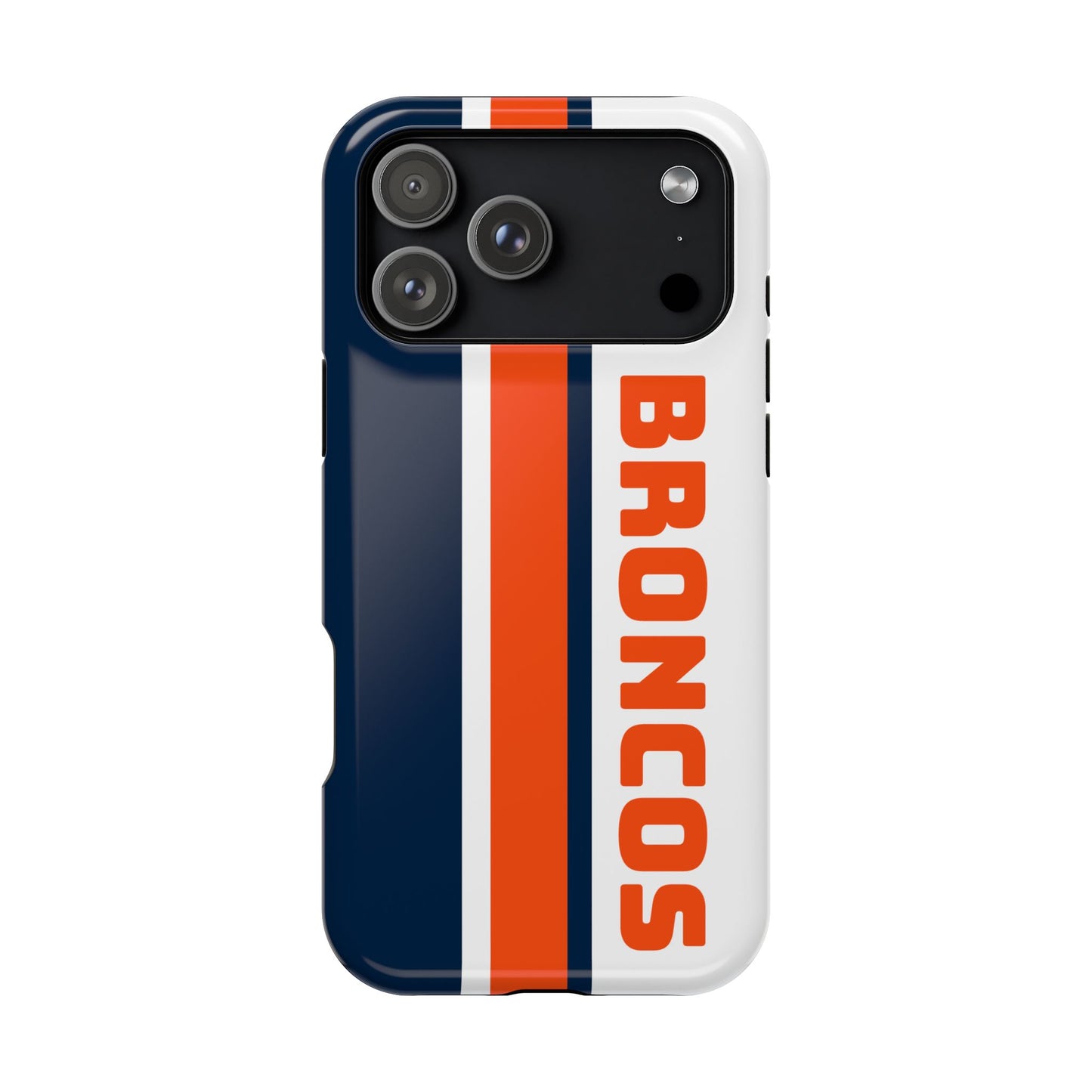 Broncos Phone Case, Magnetic Phone Case, Retro Phone Case, Baseball Case for iPhone or Samsung, Football Gifts