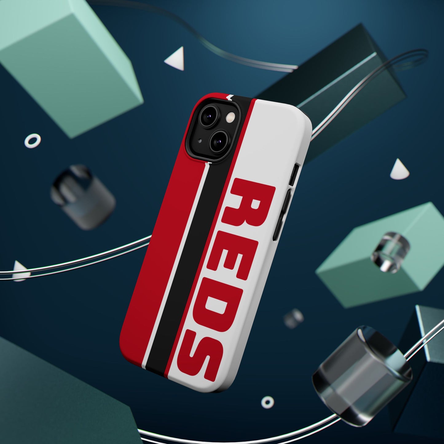 Reds Phone Case, Magnetic Phone Case, Retro Phone Case, Baseball Case for iPhone or Samsung, Reds Baseball Case