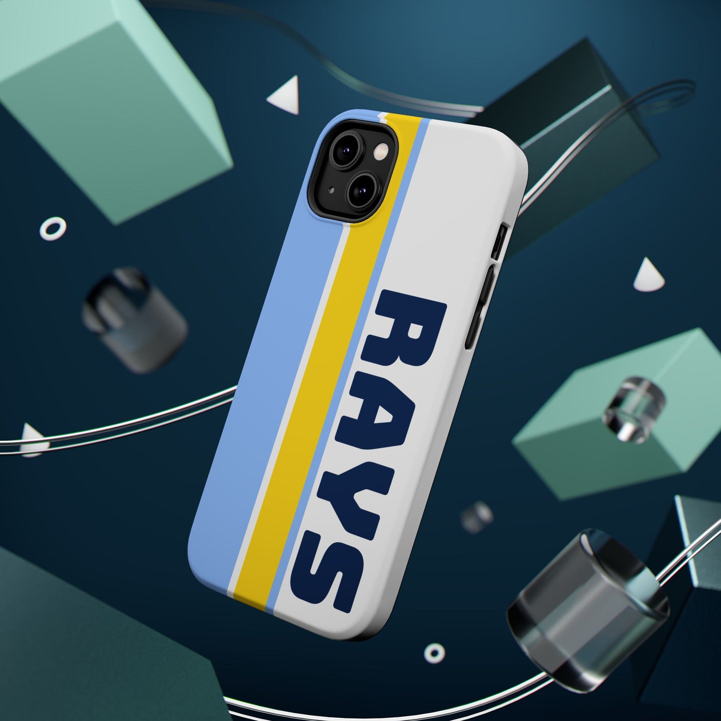 Rays Phone Case, Magnetic Phone Case, Retro Phone Case, Baseball Case for iPhone or Samsung, Rays Baseball Gifts