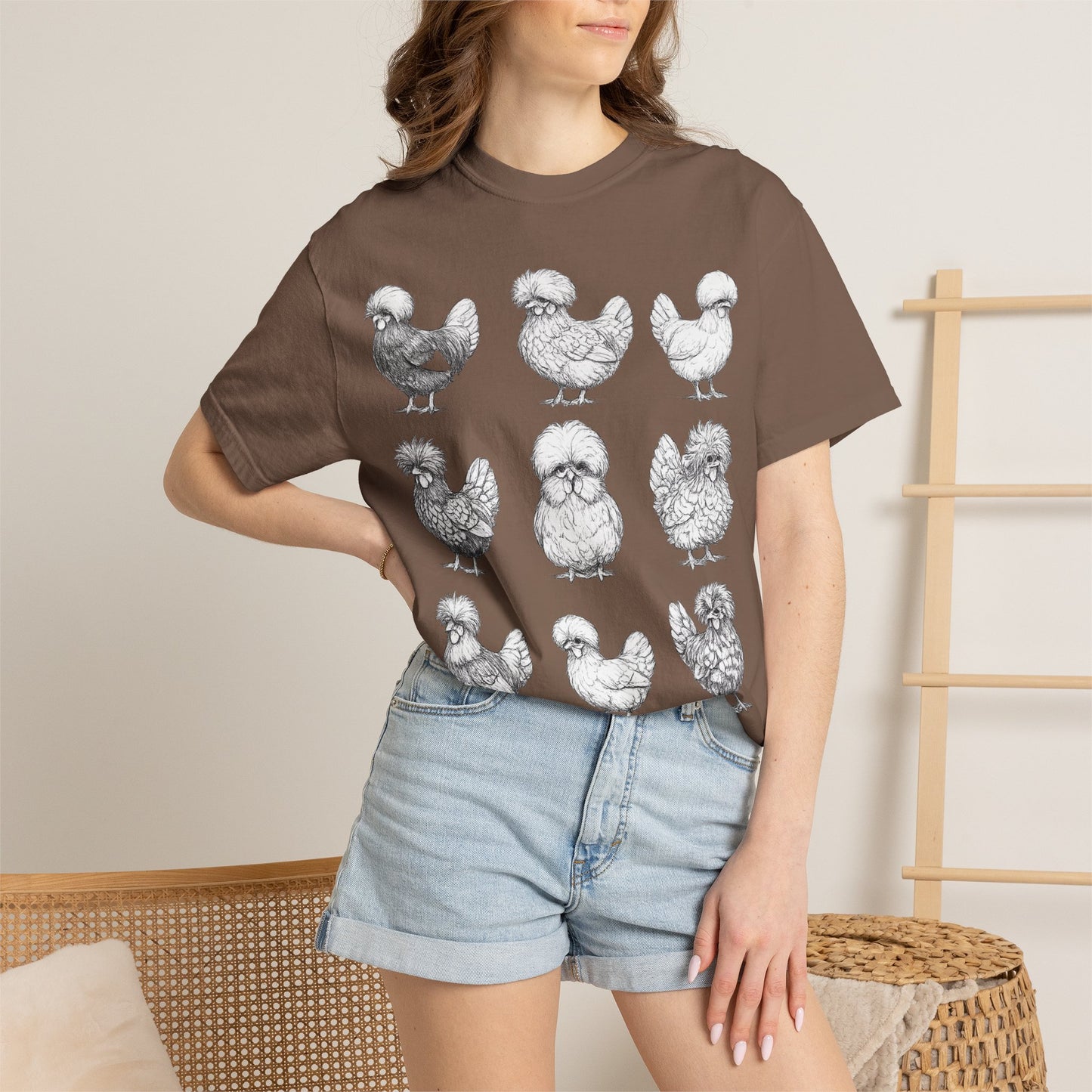Polish Chicken T-Shirt: Bird Tee, Farm Animal Shirt