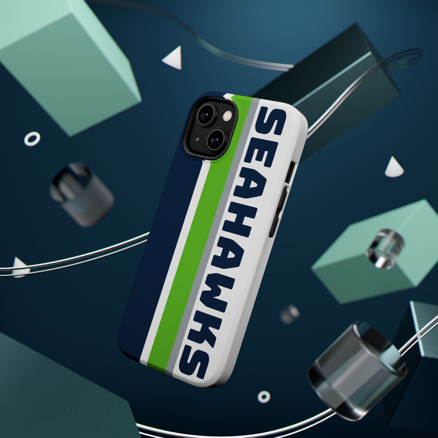 Seahawks Phone Case, Magnetic Phone Case, Retro Phone Case, Football Case for iPhone or Samsung